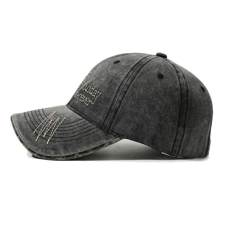 Leopard Print Stitching Baseball Cap Unisex Vintage Embroidered Peaked Cap Outdoor Couple Sun Hat