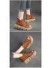 Jiechu Women's Summer Braided Hollow Sandals - Thick Sole, Breathable Candy Colors, Comfortable Roman Style