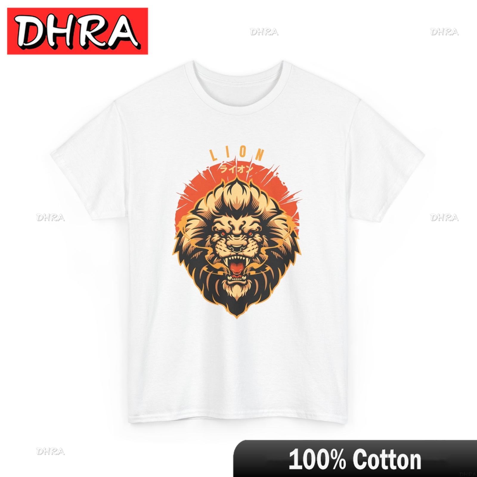 Lion Japanese Tshirt Feudal Japan Warrior Tee Historical Battle Shirt Tshirts Minimalist Cute Creative Tops Streetwear Vibe S