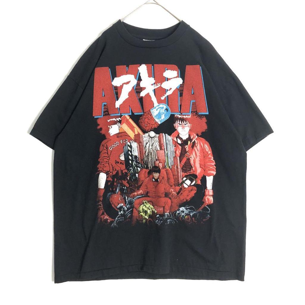 [USED] 3683AKIRA Single Stitch Anime Short Sleeve T-Shirt Black