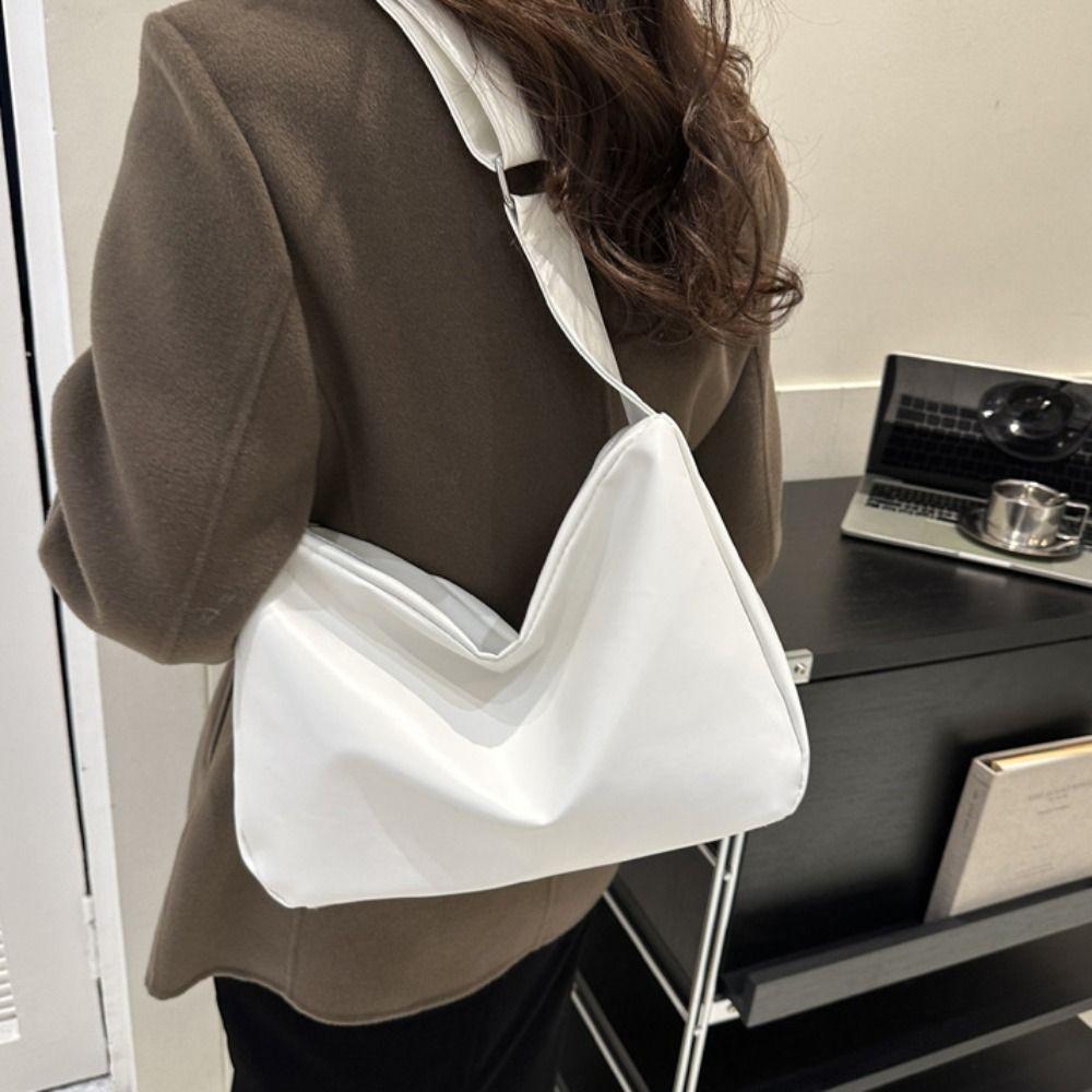 PU Leather Shoulder Bag Women Portable Ladies Tote Bag Fashion Casual Crossbody Bag  Girl