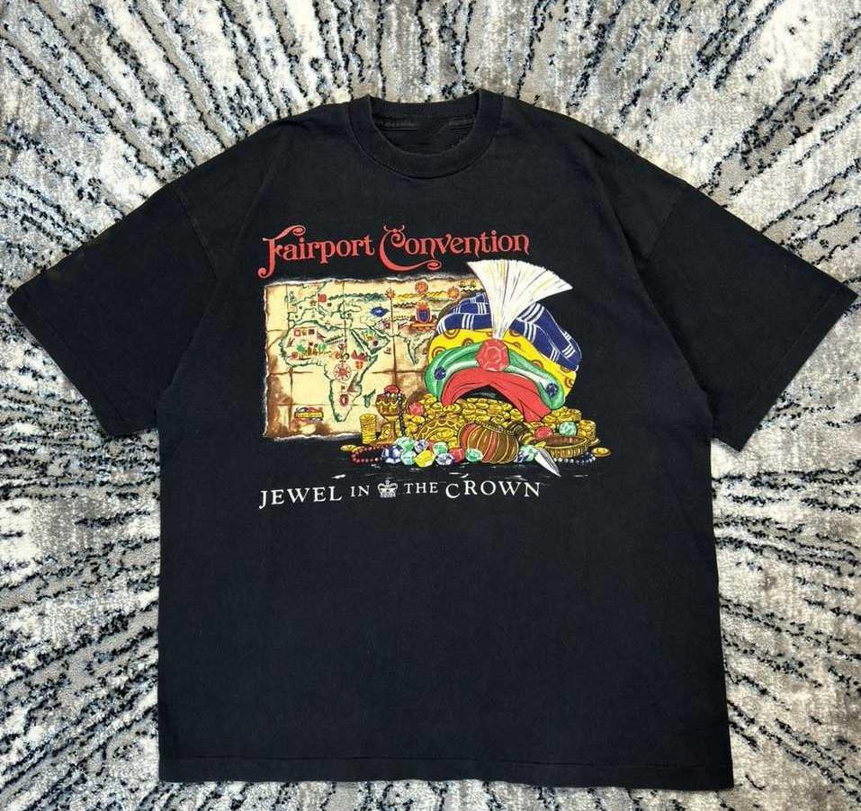Vintage Fairport Convention Cropredy Fest Crew T-Shirt Unisex GE353 Unisex T-Shirt M