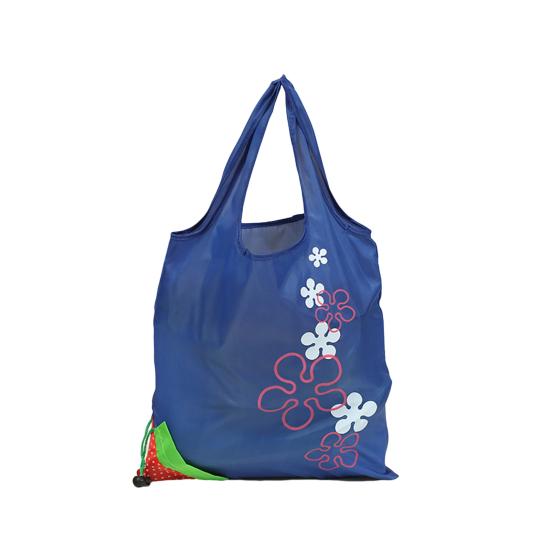 10L Organizer Bag with Handle Item Storage Lightweight Strawberry Folding Grocery Shopping Bag for Lady