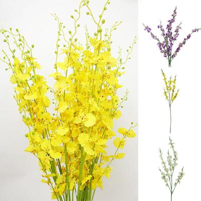 1Pc Kunstmatige Orchidee Bloem Tuin DIY Party Thuis Bruiloft Vakantie Craft Decor