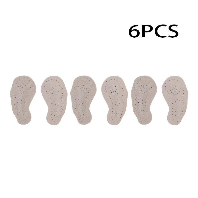 6 Pcs Half Round Sandals With Invisible Anti Slip Stickers Women's High Heels With Forefoot Pads Anti Pain Sweat Absorption And Anti Slip Stickers