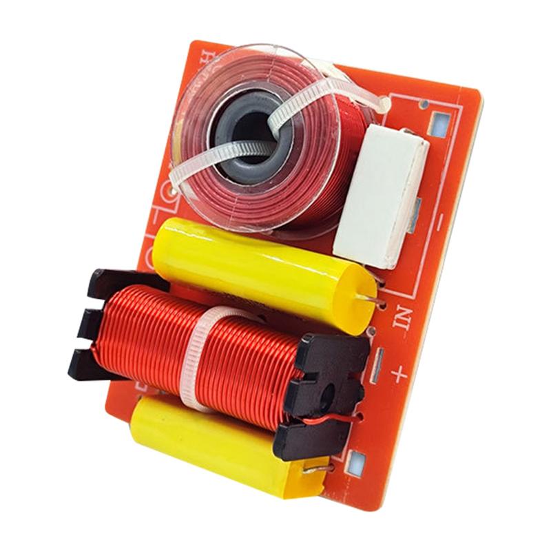 AA58 Speaker 2 Way Audio Board Frequency Divider Treble Bass 2 Unit Crossover Filters 120W Bookshelf HIFI Speaker Divider DIY