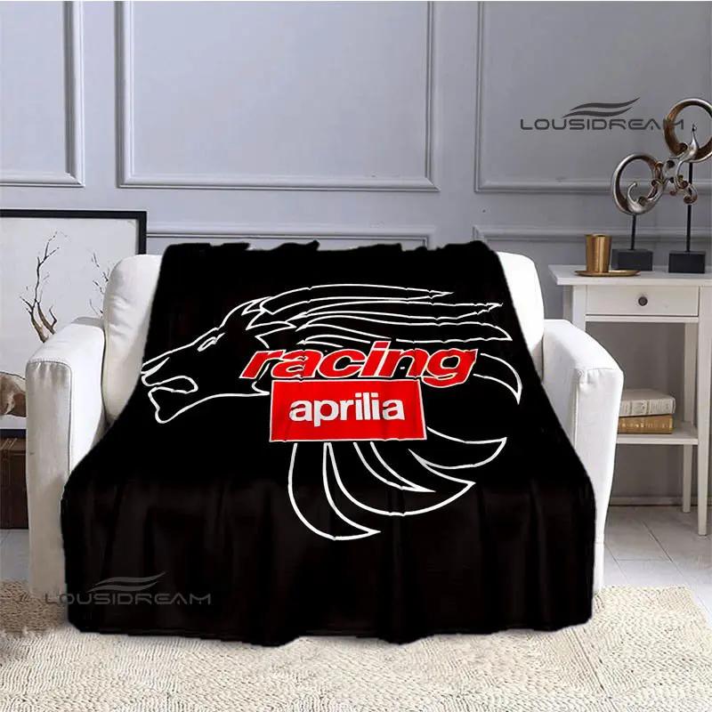 Aprilia Motorcycle Logo Printed Blanket Children's Warm Blanket Soft and Comfortable Blanket Home Travel Blanket Birthday Gift