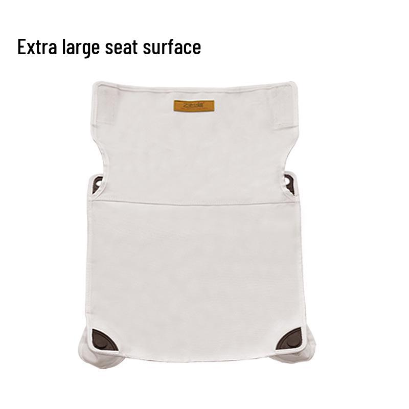 Stainless Steel Folding Outdoor Chair with Backrest for Picnic, Fishing, Sketching, and Camping