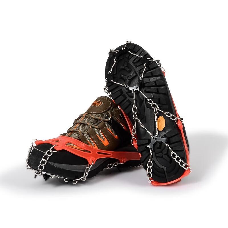 Shengrongqian Kids' 11-Tooth Stainless Steel Ice Cleats