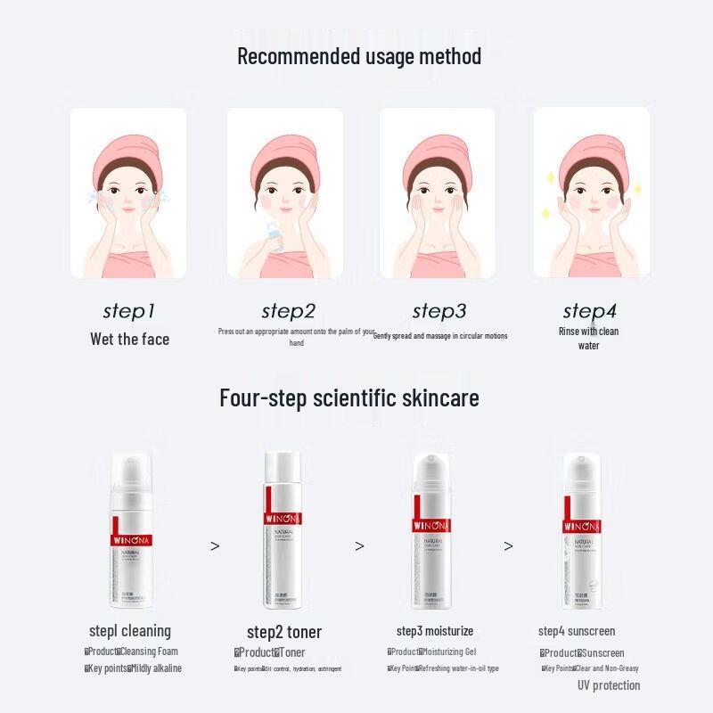 Winona Soothing Oil Control Cleansing Foam 150ml