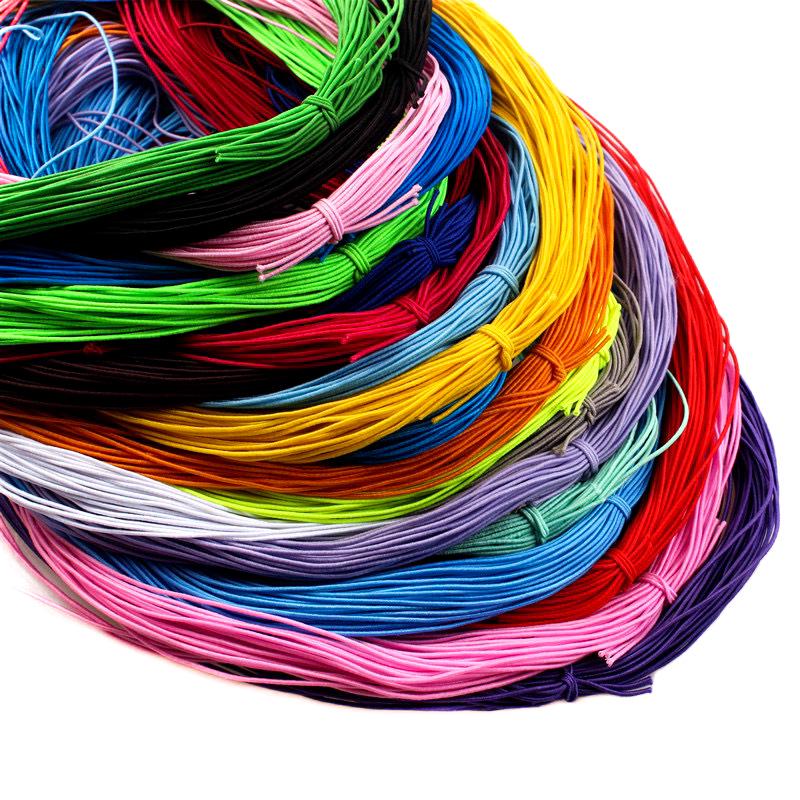 1mm High Elasticity Colored Elastic Cord for DIY Beading and Bracelets - Wengwan Buddhist Bead Cord