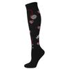 Men Women Ecg Wave Compression Sport Socks Running Socks Compress Stockings Pressure Nylon Long Varicose Veins High Socks