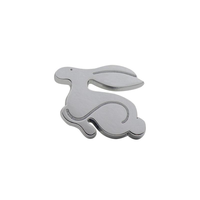 3D Running Rabbit for car Hood Fender trunk Rear Bonnet Nameplate Decal Emblem Badge Sticker