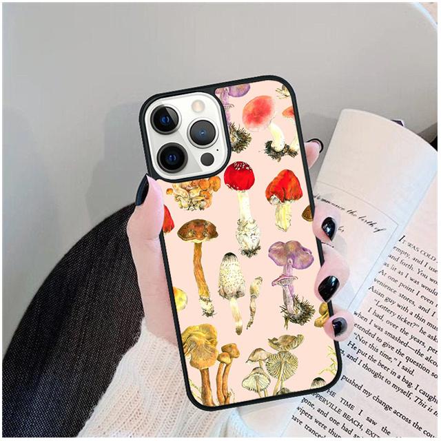 Mushroom Forest Coque Shell For iPhone 17 Air 15 16e 14 13 12 Pro Max 11 Pro Max Plus Phone Case Cover