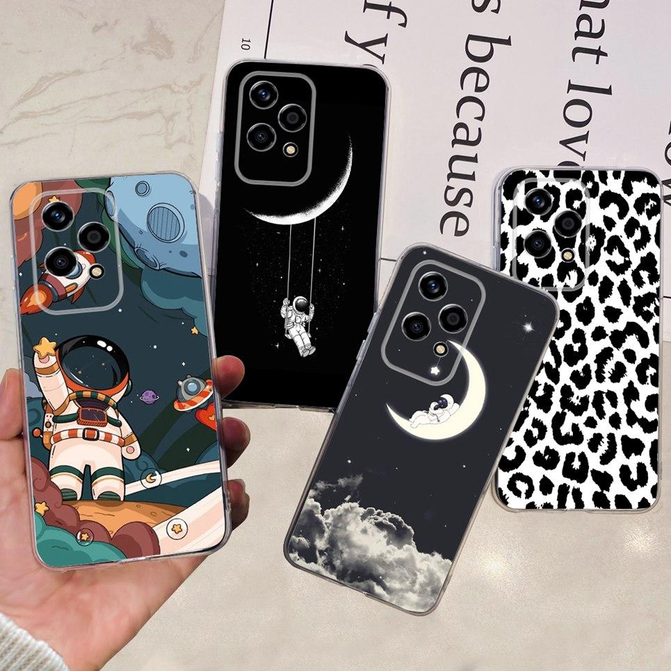 For Honor 200 Lite Phone Cover Case Cool Cartoon Dragon Space Man Cute Cat Funda Soft Clear Silicone Huawei Honor 200 Pro 200 5G