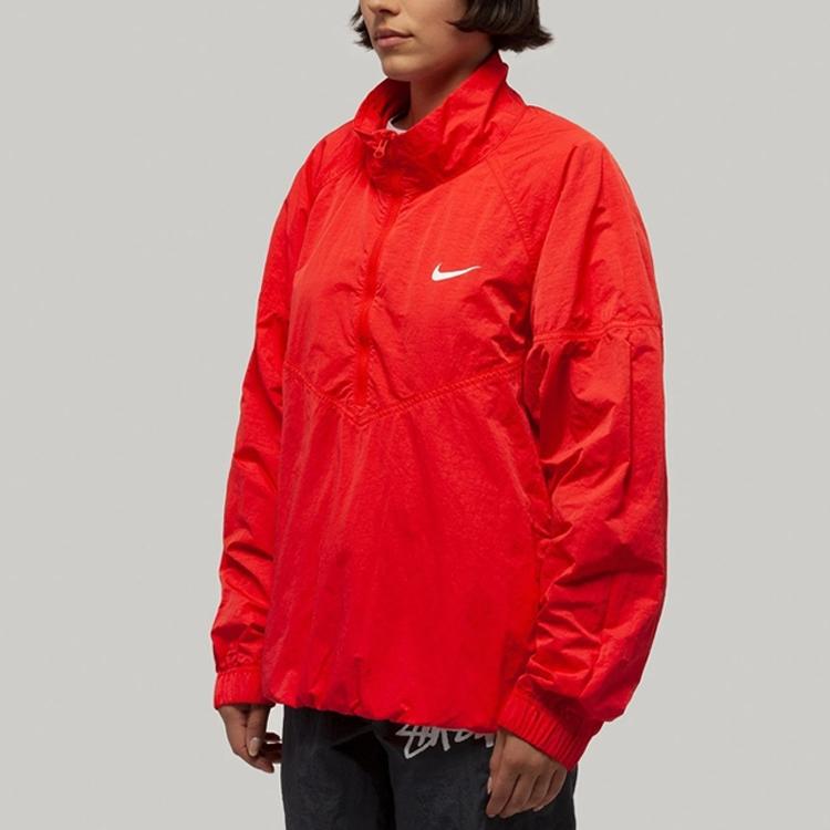 Nike X Stussy Windrunner Habanero Red Unisex Outerwear CT4310-634