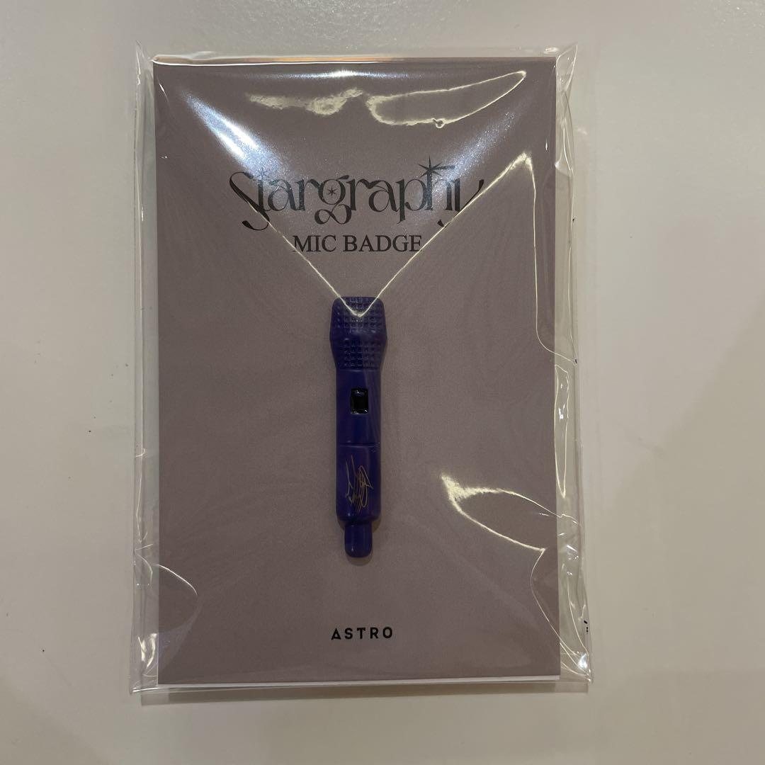 

[USED] ASTRO MJ Stargraphy Seoul Concert Microphone Badge