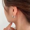 Ear Hoop Fashion Jewelry Korean Style Earrings Ear Buckle Women Hoop Earrings Girl Stud Earrings
