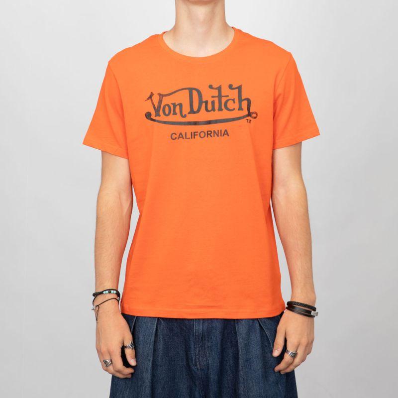 

Белая футболка vd/1/tr/log1/w Мужская VON DUTCH XXXL оранжевый
