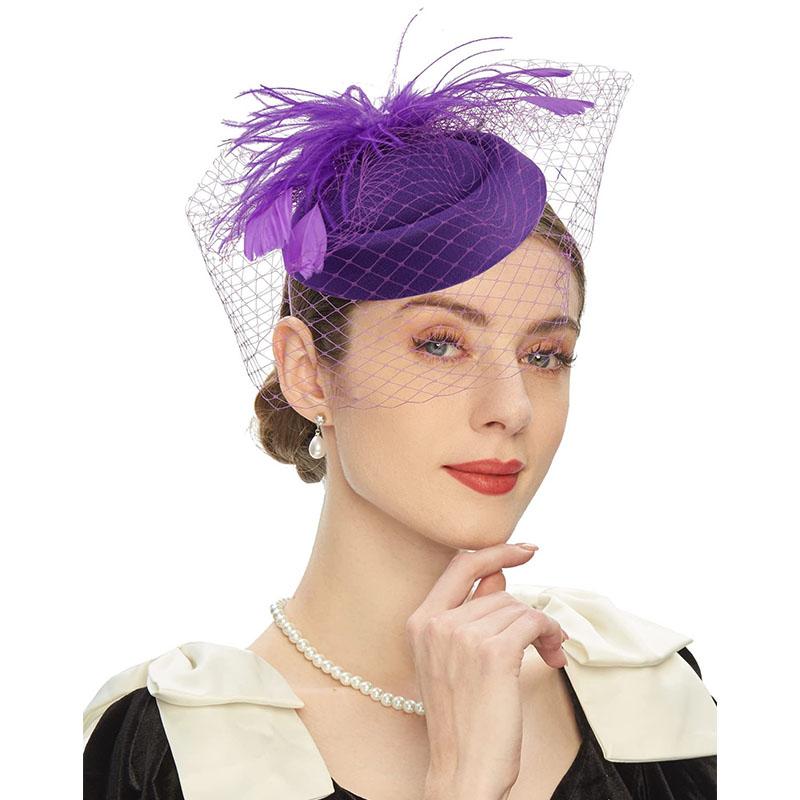 Chic Wedding Hats Fascinators Embellished Headbands for Women’s Stylish and Sophisticated Look XLM01