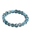 Hongxirui Kristall Natürlicher Blauer Topas Herzförmiges Armband