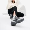 Fila Zapatillas de Moda Tela Cuero Sintético Doble Capa Ante de Piel de Vacuno Suela Gruesa Amortiguación Modernas Caña Baja Zapatos Casuales F12W241117FVF