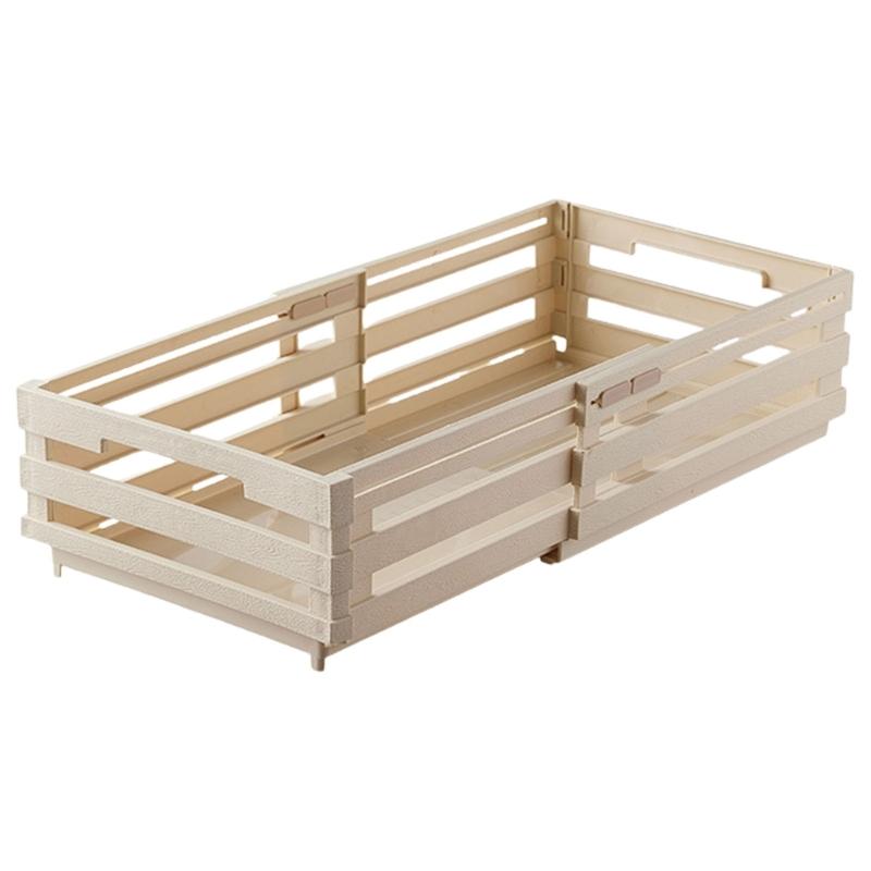 

Versatile Storage Boxes with Handle Home Decoration Accessory for Closet Kitchen Supplies and Cabinet Organization жовтий