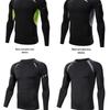 WEZHO Men's Sci-Fi Long-Sleeve Sports Training Shirt
