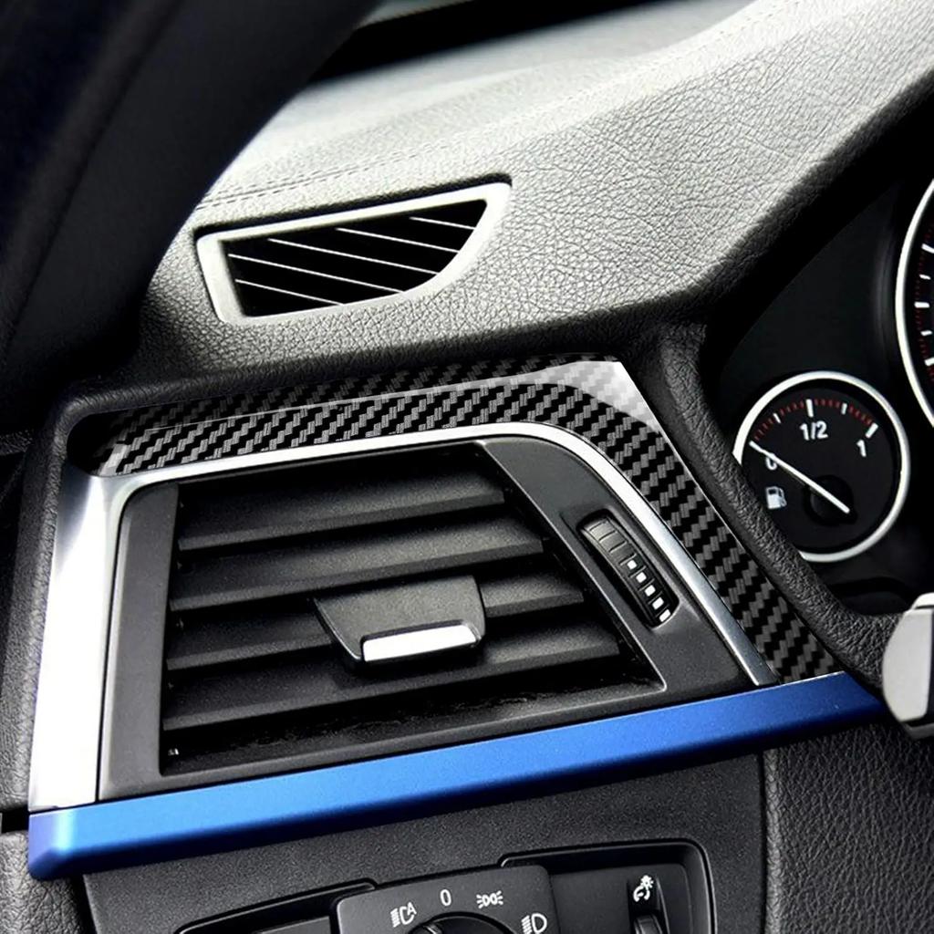 For BMW F30 Dashboard Panel Cover ABS Carbon Fiber Style Interior Trim for 2013-2018 3 Series F30 F31 F32 F33 F34 F36 328i 320i