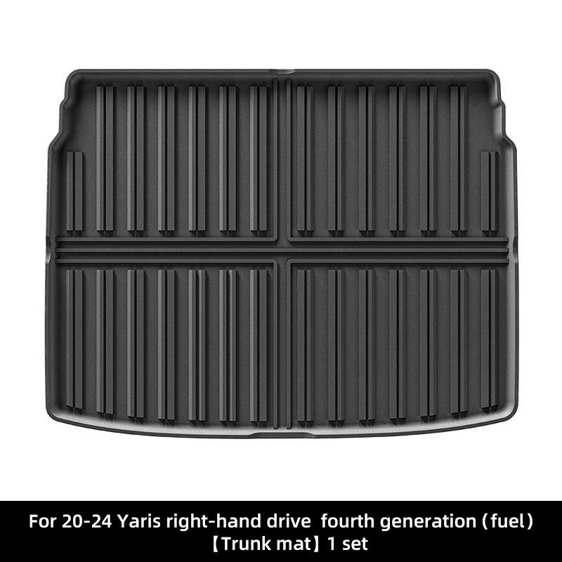 Dedicated TPE Floor Mats & Trunk Liner for 2020-2024 Toyota Yaris Cars