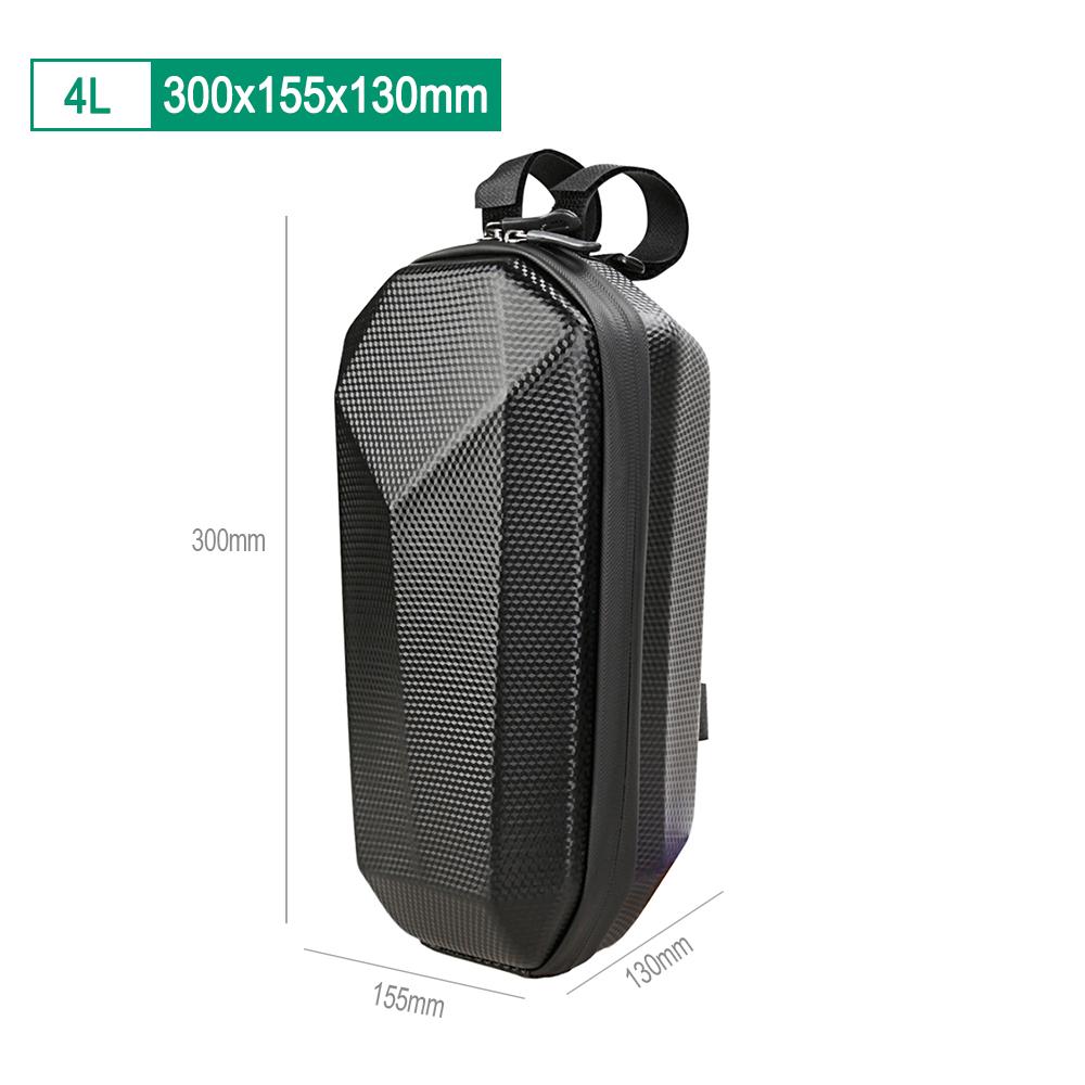 WILD MAN Bicycle Bag Electric Scooter Skateboard EVA Hard Shell Case Bag for M365 Pro Cycling Equipment 2/3/4L