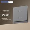 Smart Switch Panel Mesh2.0: Wireless Remote Four-way Dual Control, Pre-connected To Mijia App