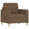 VidaXL Fauteuil Marron 60 cm Tissu 359465