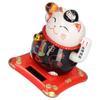 6in Fortune Cat Ceramic Waving Lucky Cat Ornament Home Decoration for Bedroom Car OfficeType 3