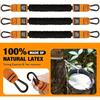 5pcs Heavy-Duty Latex Gym Resistance Training Set with 225lbs Capacity - Adjustable Resistance System, Door Anchor & 3 Bands for Lat