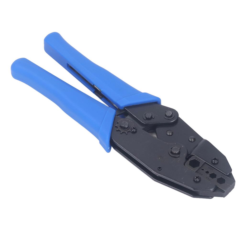 Koaxialkabel Werkzeugset Multifunktionaler Ratschen-Abisolierer Crimpzange Messingstift-Set für RG58 RG59 RG62