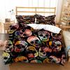 Mysterious Colored Skeleton Digital Print Polyester Bedding Sets Child Kids Covers Boys Bed Linen Set For Teens Quilt cover Set