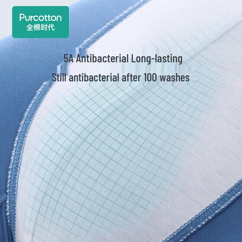 PurCotton Men's Antibacterial Boxer Briefs 3-Pack