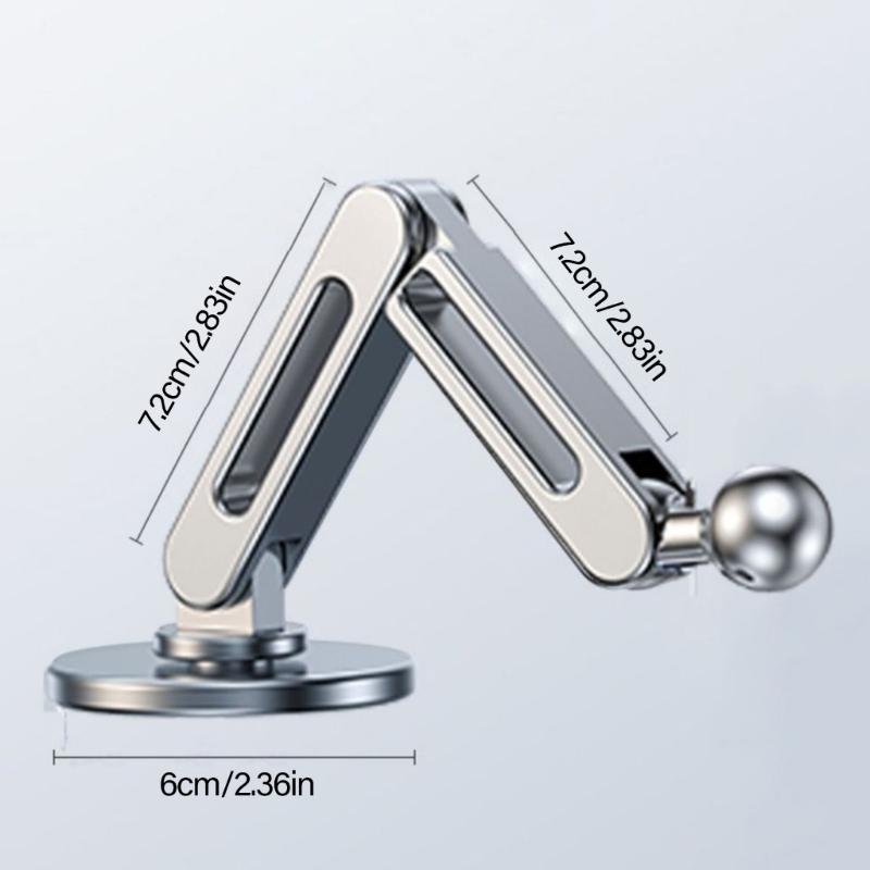 Universal 17mm Ball Joint Aluminum Car Mount Base Socket Adhesive Mount Easy to Use for map & Magnetic Phone Holders