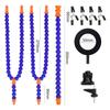 PCB Circuit Board Holder 3X Magnifier with LED Light Soldering Third Hand Tool 5 Flexible Arms for Reading Work/PC Board/Welding
