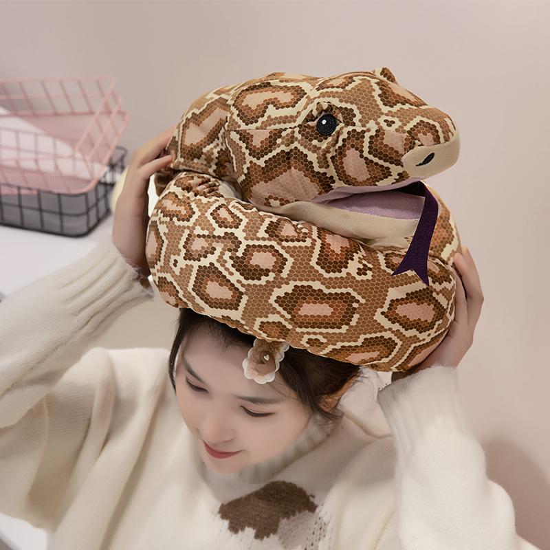170cm Simulation Realistic Boa Constrictor Snake Interesting Education Enlightenment Students Home Decor Boy Funny Birthday Gift