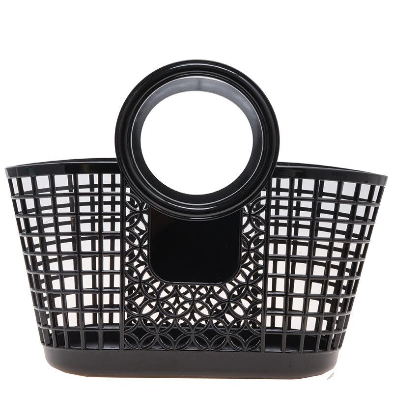 Hollow vegetable basket bag storage basket shopping basket pvc washing basket gift basket