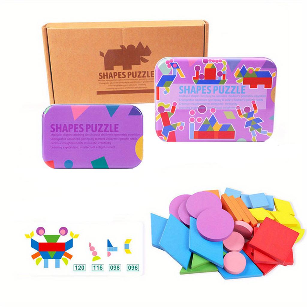 Wooden Puzzle Toys, Geometric Shape Toys, Parent Child Interactive Educational Toys, Holiday Gifts And Birthday Gifts.