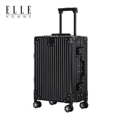ELLE HOMME Multi-functional Aluminum Frame Luggage