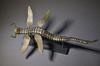 Takeya Style Jizai Okimono Snake Cricket, Rust-Tone Iron, Approx. 405mm, PVC & ABS, Painted Movable Figure, KT-011