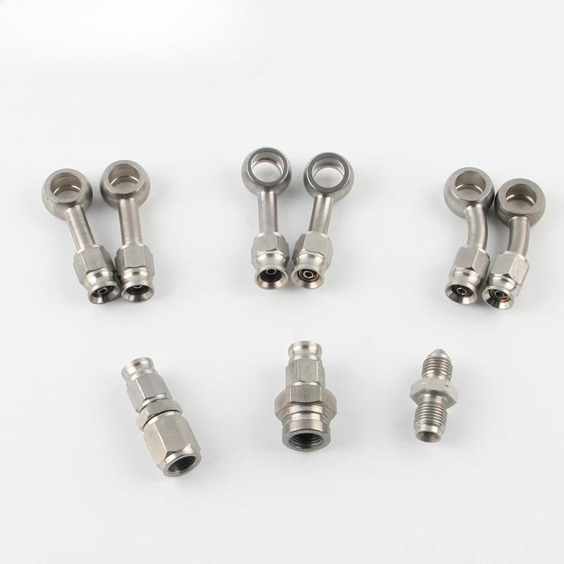 AN3 Motocykl Motorové Kolo Hydraulická Brzdová Olejová Hadice Linka Banjo Spojka m10x1 Nerezová Ocel 10mm