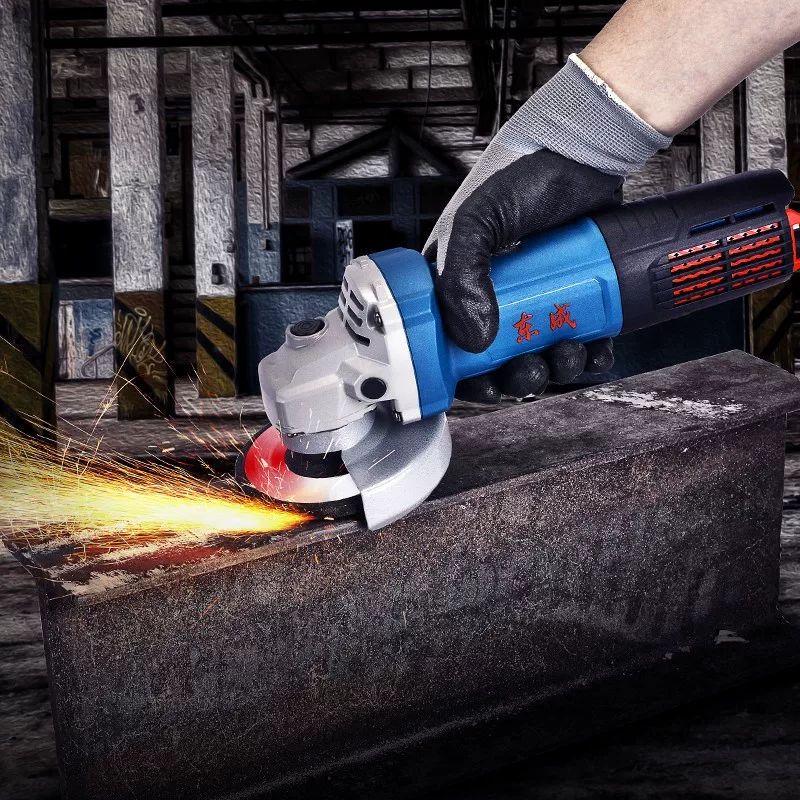 Dongcheng S1M-FF17-100 1100W 100mm Corded Angle Grinder CN plug (adapter included)