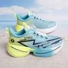 Summer Lace-up-free Boys' Running Shoes Breathable Mesh Non-slip Fashion Rotary Buckle Shoes Sports Shoes Medium and Older Children's Running Shoes