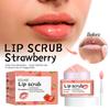 Lip Scrub Fruit Strawberry Orange Honey Brightening Lip Color Exfoliating Deep Cleaning Dead Skin Lipstick Moisturizing Lip Care