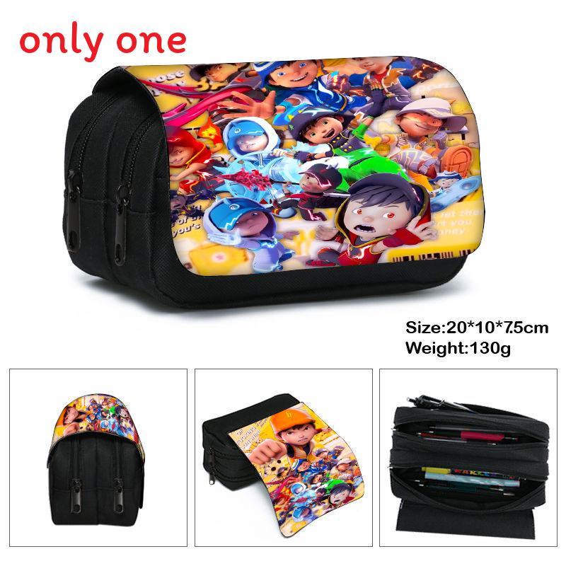 Elements Hero Boboiboy Layer Pencil Case With Spacious Storage For Students And Kids